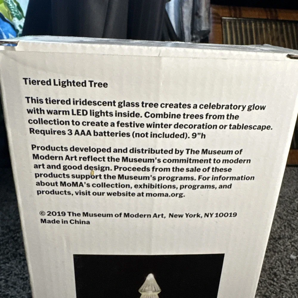MoMA Translucent Lighted Glass Tree 9